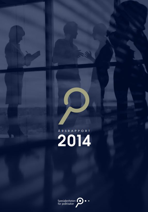 Forside årsrapport spesialenheten for politisaker