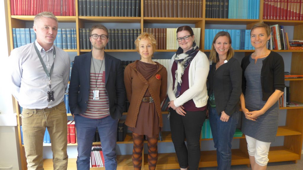 Mari Amos fra SPT var på besøk hos Sivilombudsmannen.