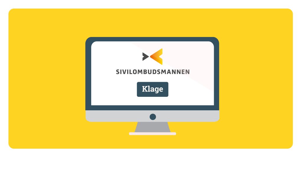 Bilde fra animasjonsfilm om å klage - viser skjerm