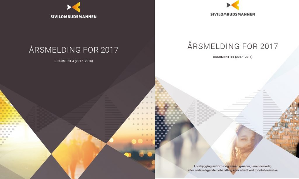 Bilde av forsiden av årsmeldingen for 2017
