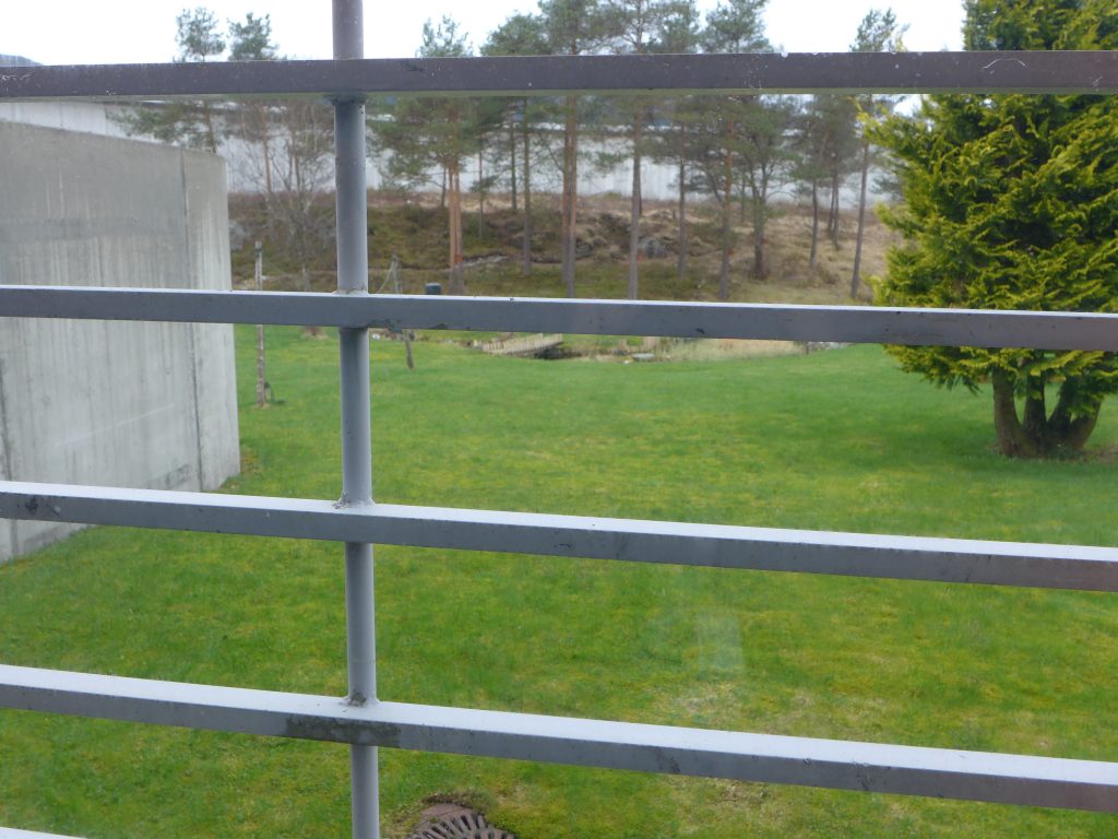 Gitter og grønt utenfor