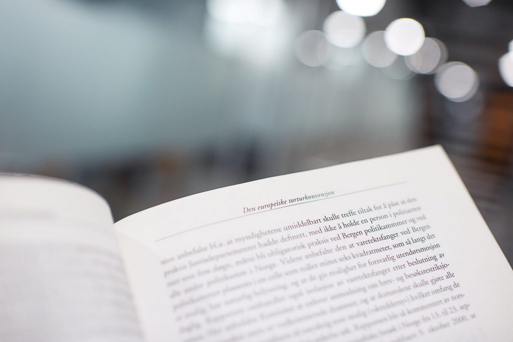 Bokside fra Den europeiske torturkonvensjon
