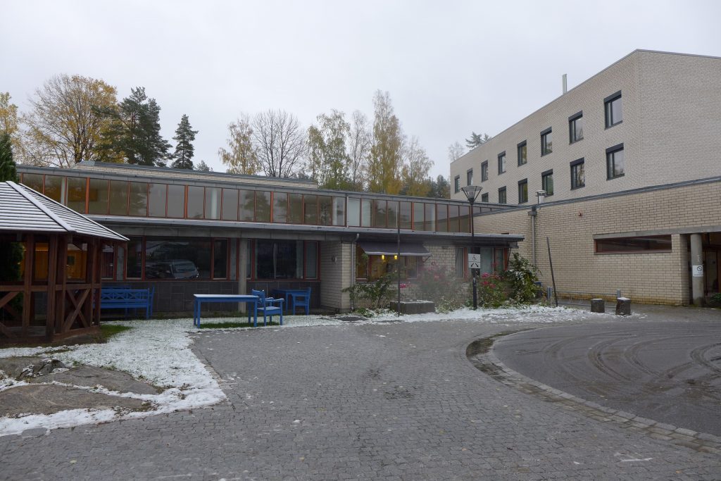 Inngangsparti sykehjem